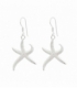 Boucles d'oreilles Créoles Argent Étoile de Mer 20mm