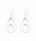 Boucles d'oreilles Argent Créateurs 25mm Prix Paire