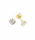 Boucles d’oreilles Zirconium Serties Recouvert Prix pair