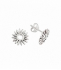 Boucles d'oreilles Argent Soleil 10mm Prix Paire