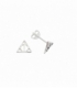 Boucle d'oreilles Argent Relique de la Mort 8mm Prix Paire