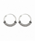 Créoles Argent Bali 14 X 1.5mm Prix Paire