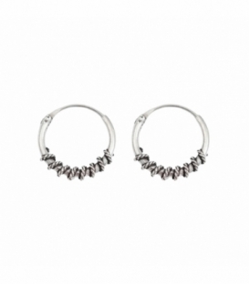 Créoles Argent Bali 12 X 1.2mm Prix Paire