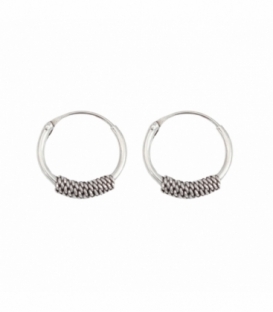 Créoles Argent Bali 12 X 1.2mm Prix Paire