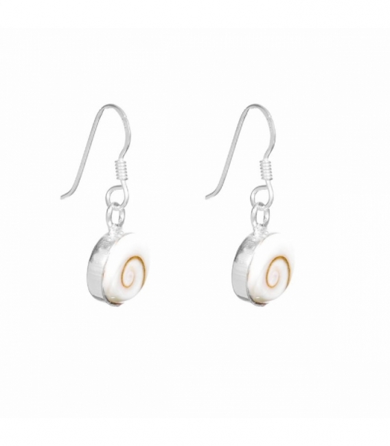 Boucles d'oreilles Argent Oeil de Shiva 10mm Prix Paire