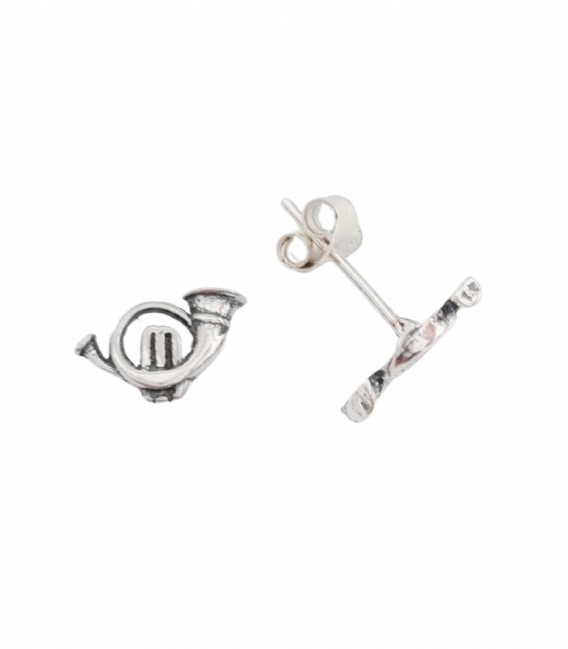 Boucles d'oreilles Argent Cornet 10x7mm Prix Paire