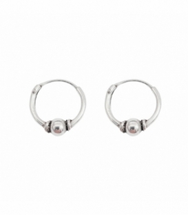 Créoles Argent Bali 10 X 1.2mm Prix Paire