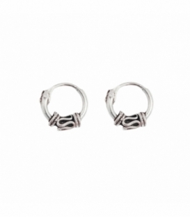 Créoles Argent Bali 8 X 1.2mm Prix Paire