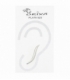 Boucles d'oreilles Argent Grimpeur Lisse Prix Paire