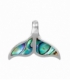 Pendentif Argent Queue de Baleine Pierre 2,20cm