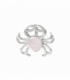 Pendentif Argent Crabe Pierre 16mm