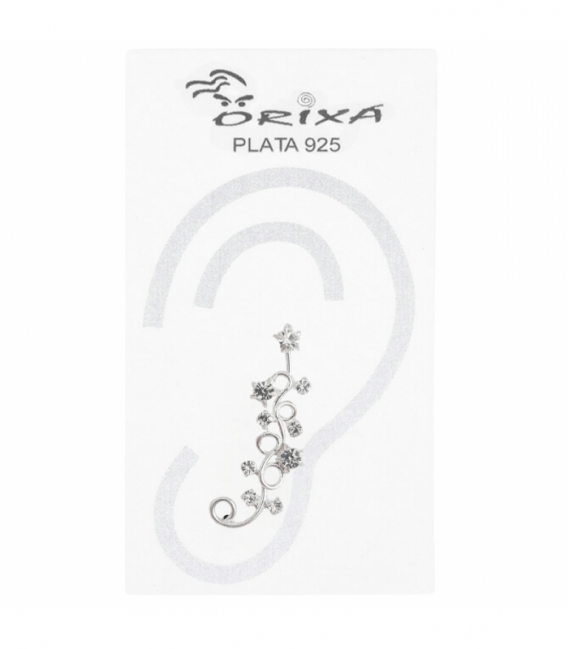 Pendiente Plata Trepador Circonitas Precio Par