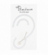 Boucles d'oreilles Grimpeur Argent Trois Perles Prix Paire