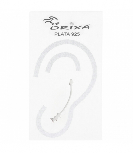 Pendiente Plata Trepador Flecha Precio Par