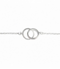 Pulsera Plata Karma 16+3cm