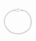 Bracelet Argent Cordon 17cm