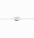 Bracelet Argent Coquille 15,5+3cm