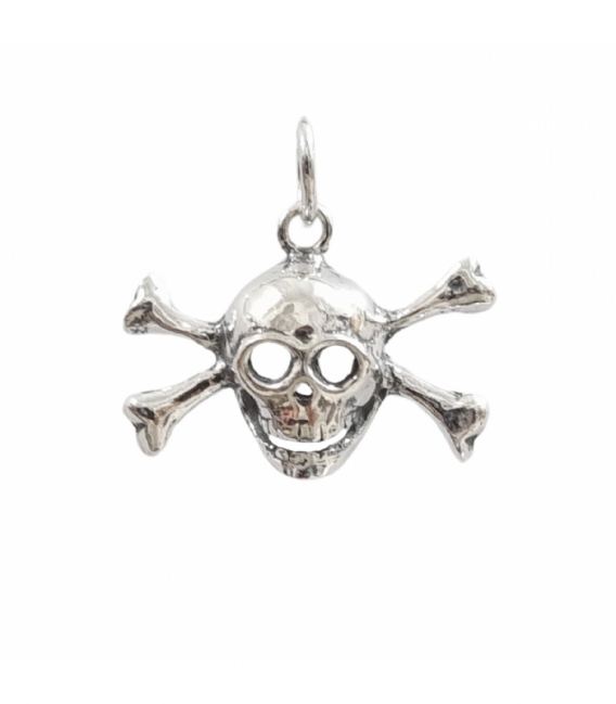 Pendentif Argent Crâne 15mm