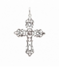 Pendentif Argent Croix 40mm