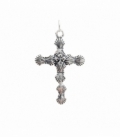 Pendentif Argent Croix Coquillage de Santiago 38mm