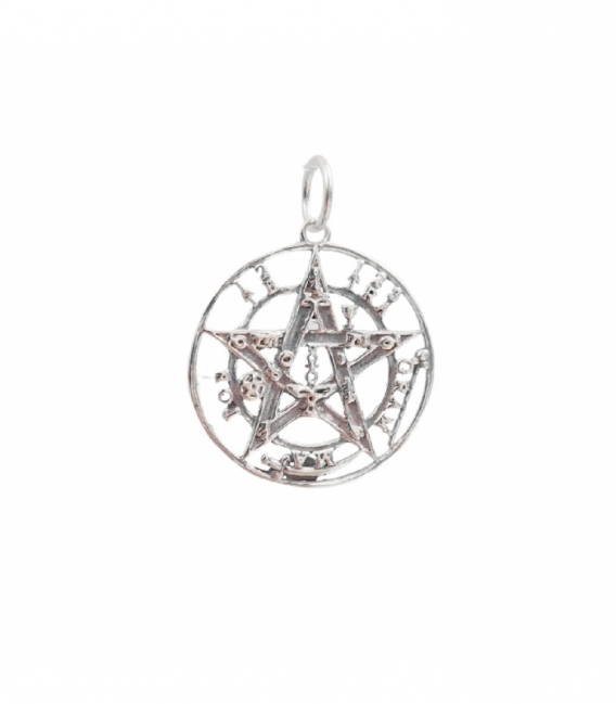 Colgante Plata Tetragramaton Ø23mm