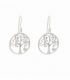 Boucle d'oreille Argent Arbre de Vie Ø20mm