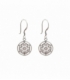 Boucle d'oreille Argent Mandala Ø13mm