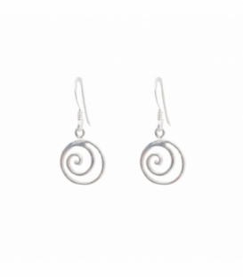 Pendiente Plata Espiral Ø13mm