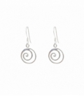 Boucle d'oreille Argent Spirale Ø13mm