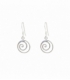 Boucle d'oreille Argent Spirale Ø13mm