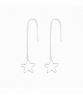 Boucles d'oreilles Argent Chaîne Éloite Prix Paire