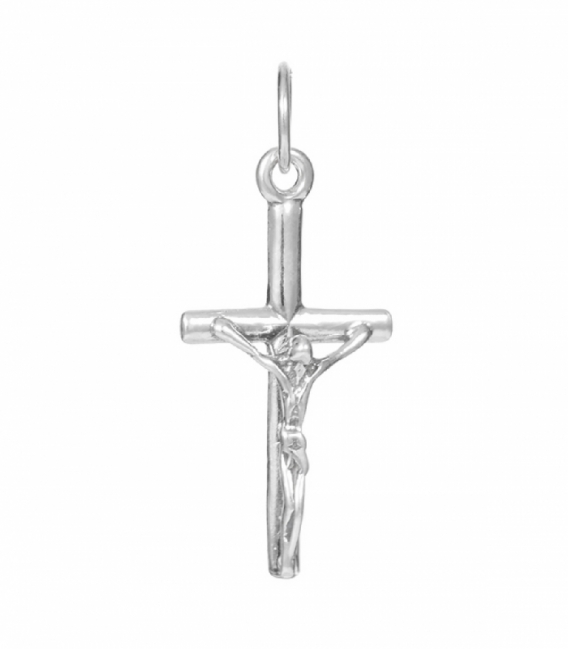 Pendentif Argent Croix Christ 27mm