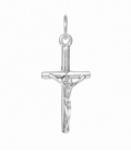 Colgante Plata Cruz Cristo 27mm