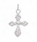 Pendentif Argent Croix Zirconium