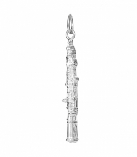 Pendentif Argent Hautbois 30mm