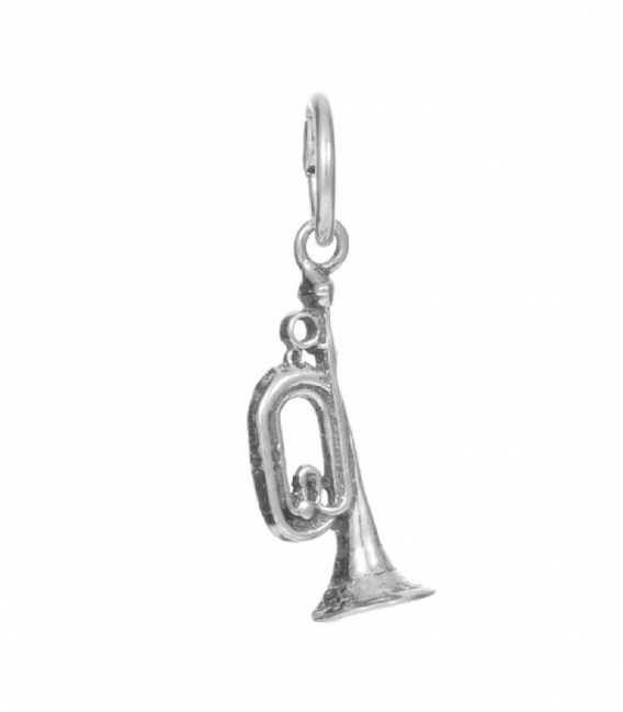 Pendentif Argent Cornet 17mm