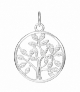 Colgante Plata Arbol Vida Ø23.5mm