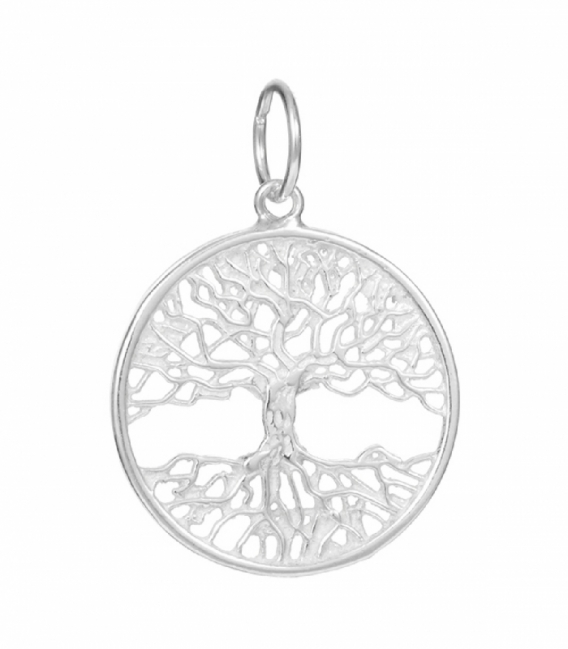 Colgante Plata Arbol Vida Ø19.5mm