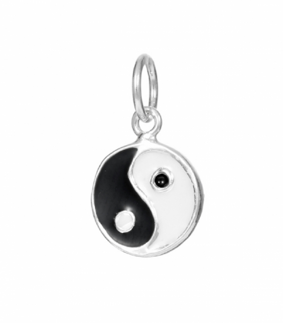 Pendentif Argent Yin Yang Ø10mm