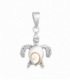 Pendentif Argent Tortue Minera 10mml