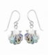 Boucles d'oreilles Argent Coquille Pierre Prix Paire