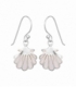 Boucles d'oreilles Argent Coquille Pierre Prix Paire