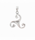 Pendentif Argent Triskèle 18mm