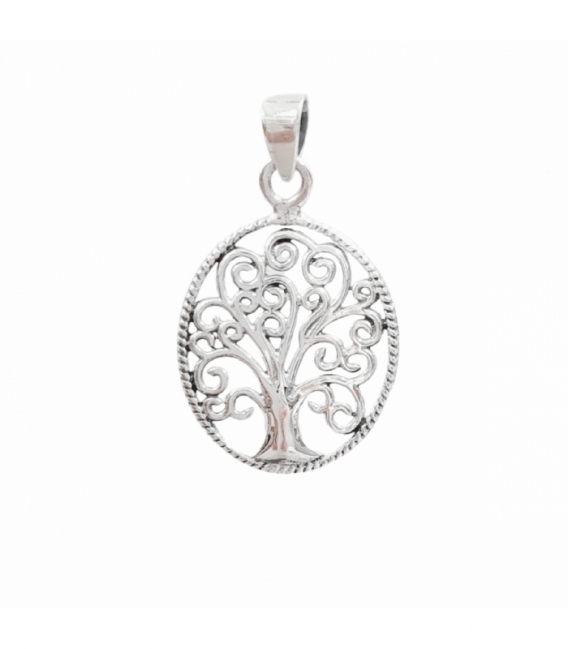 Colgante Plata Arbol de la Vida 21mm