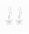 Boucle d'Oreille Argent Fleur Ø12.5mm Prix Paire