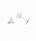 Boucles d'oreilles Argent Triskèle. Prix Paire