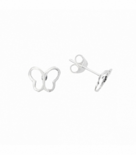 Boucles d'oreilles Argent Papillon. Prix Paire