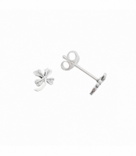 Boucles d'oreilles Argent Trèfle. Prix Paire