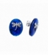 Boucle d'oreille Argent Libellule Bleue Avalon 20mm Prix Paire