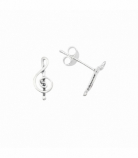 Boucles d'oreilles Clef de Sol